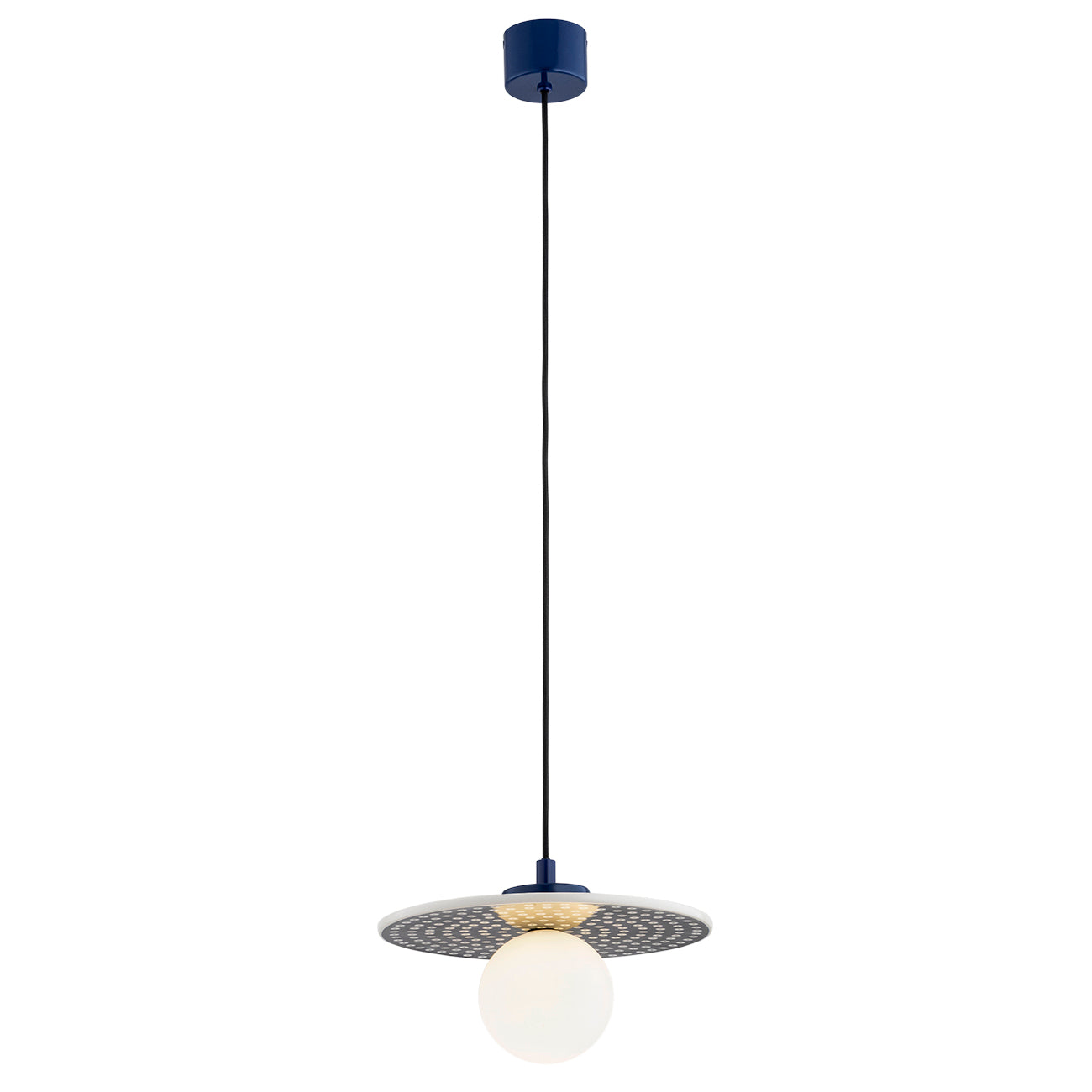 BOLL 8950 1-light pendant lamp made of Bolesławiec ceramics
