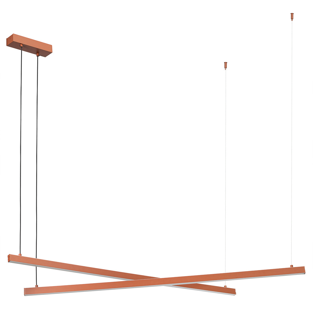 MIAMI 8837 double adjustable LED pendant lamp, top-down lighting