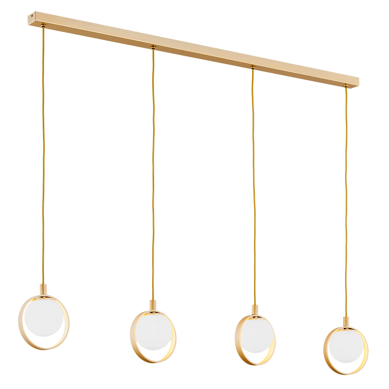 SATURNIA 1809 4-light pendant lamp