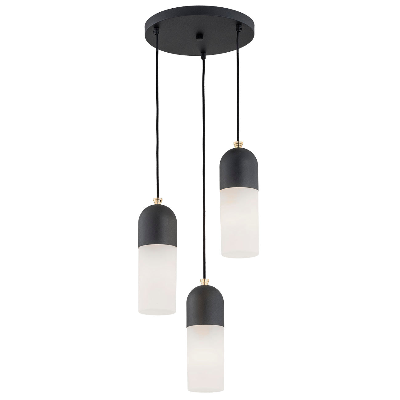 BURGOS 1467 3-light pendant lamp, round ceiling rose