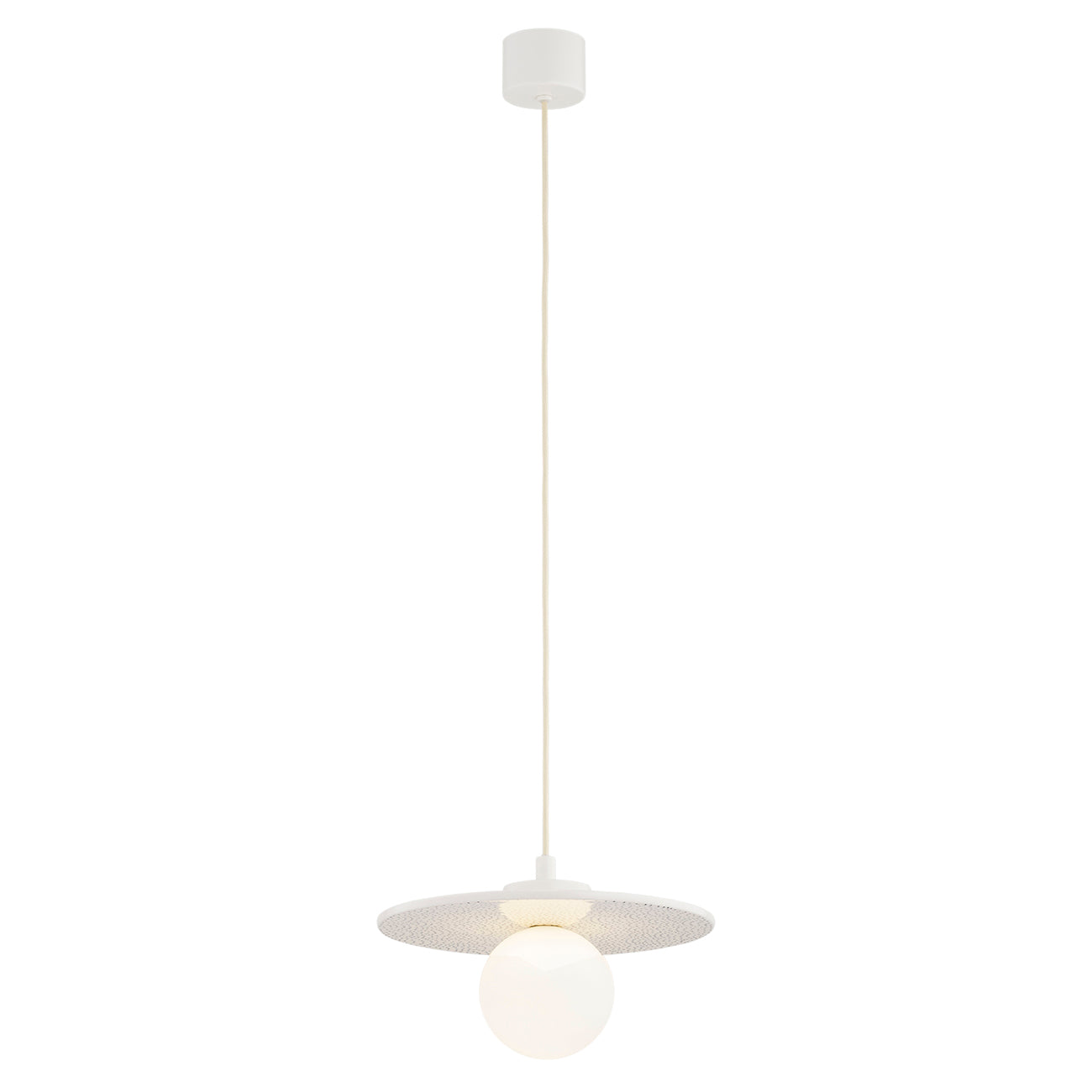 BOLL 8949 1-light pendant lamp made of Bolesławiec ceramics