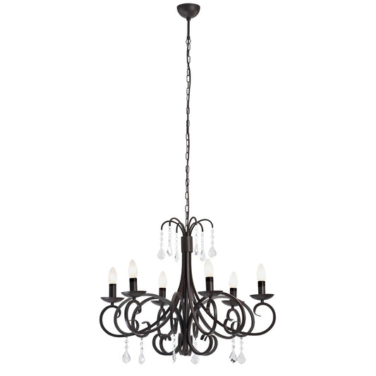 DIADEMA 2562 6-light chandelier