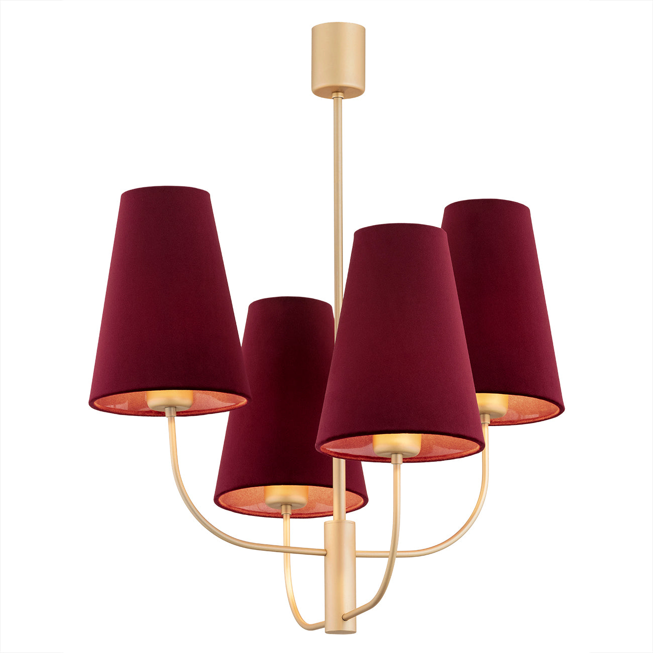 SAFIANO 1827 4-light chandelier
