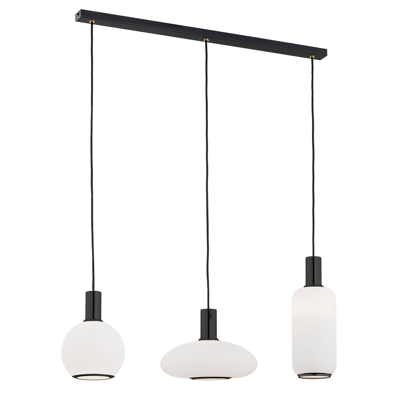 SAGUNTO PLUS 6324 3-light pendant lamp on a strip