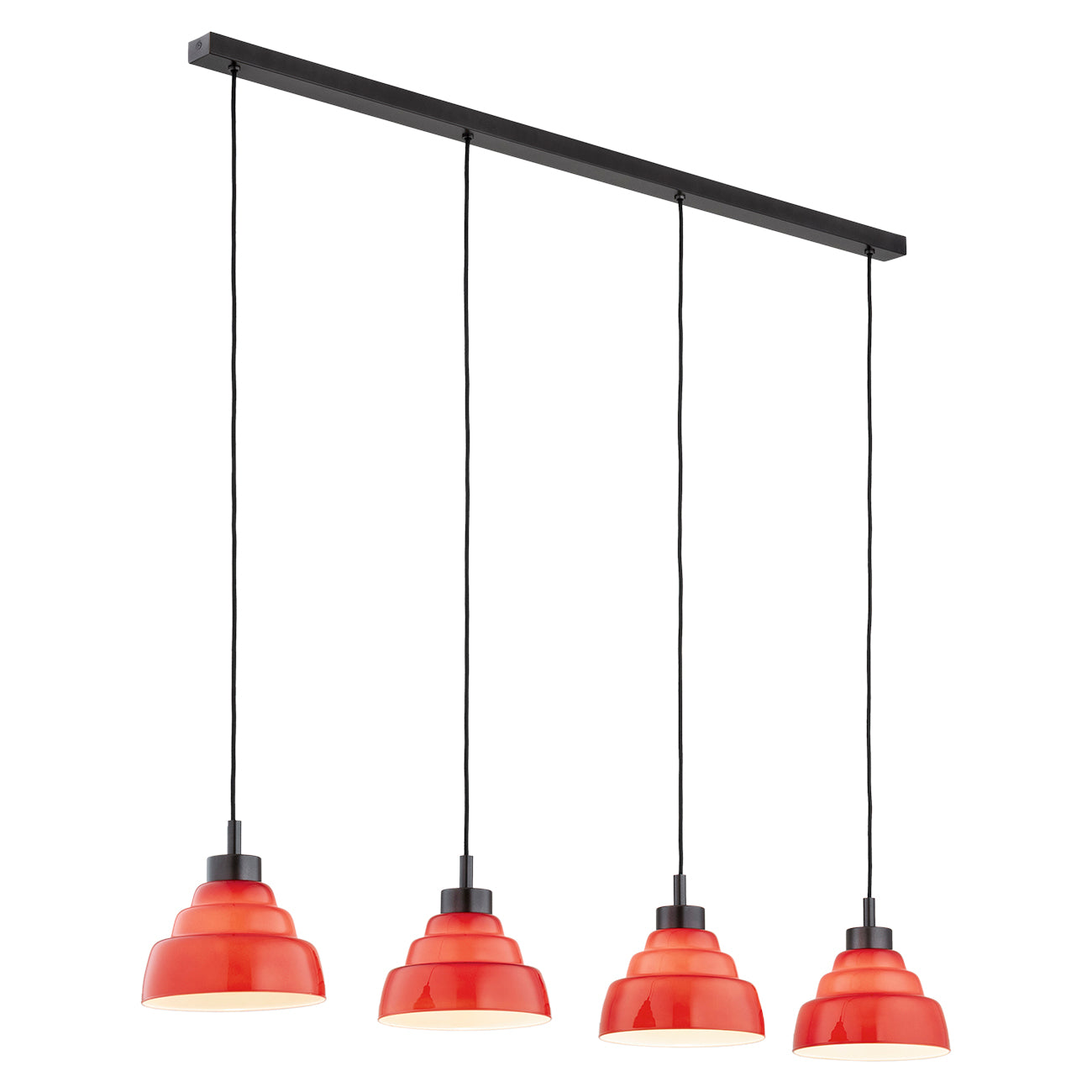 VENTURA 1859 4-light pendant lamp, strip